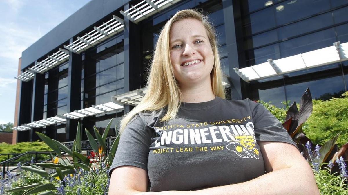 
Fees for Wichita State bioengineering student Shannon Mills went up more than $1,000 with little warning, so she had to drop a class to deal with it. (July 30, 2015)
