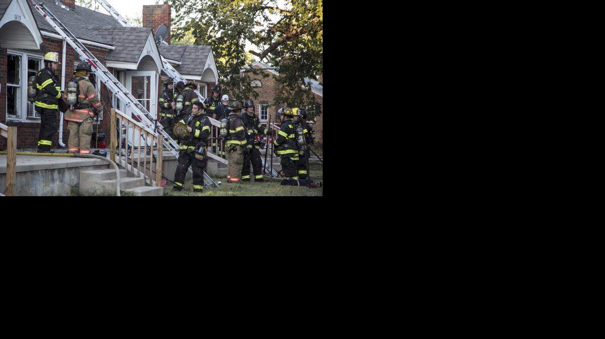 
Wichita firefighters quickly knocked down a blaze in an apartment in the 1400 block of East Third Street Tuesday morning. (Oct. 14, 2014) 
