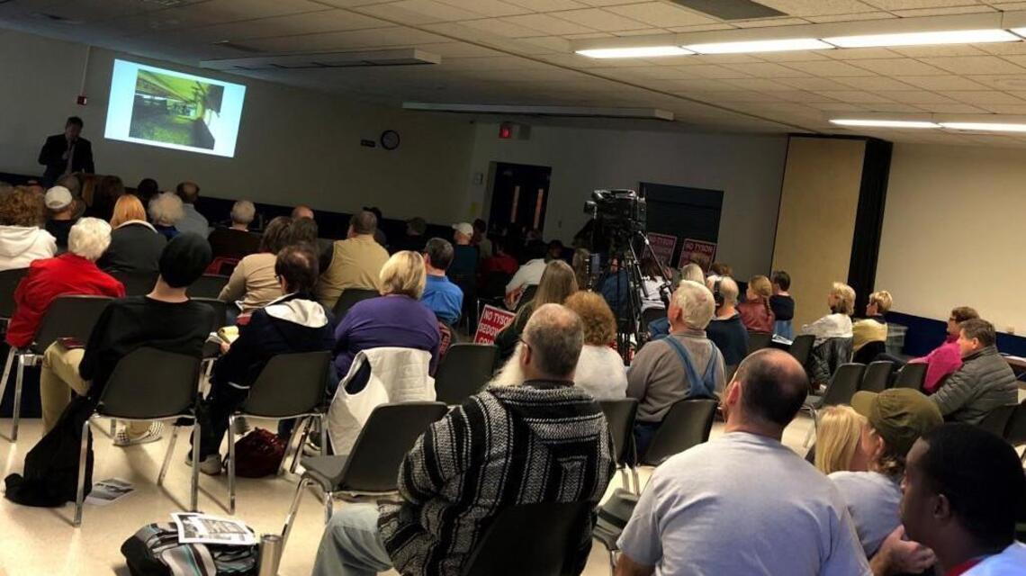Group against Tyson plant in Sedgwick County has first public meeting