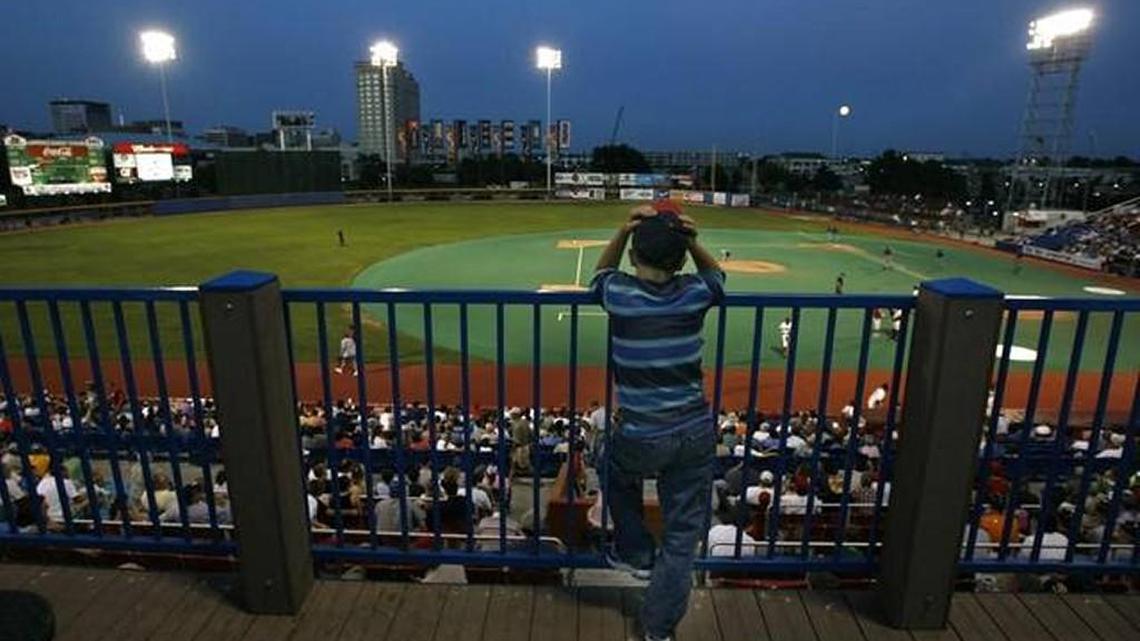 A boy watches the last game played by the Wichita Wranglers at Lawrence-Dumont Stadium in 2007. Wichita hasn’t had Major League affiliated baseball since, but city officials hope a new stadium would attract an MLB farm team.