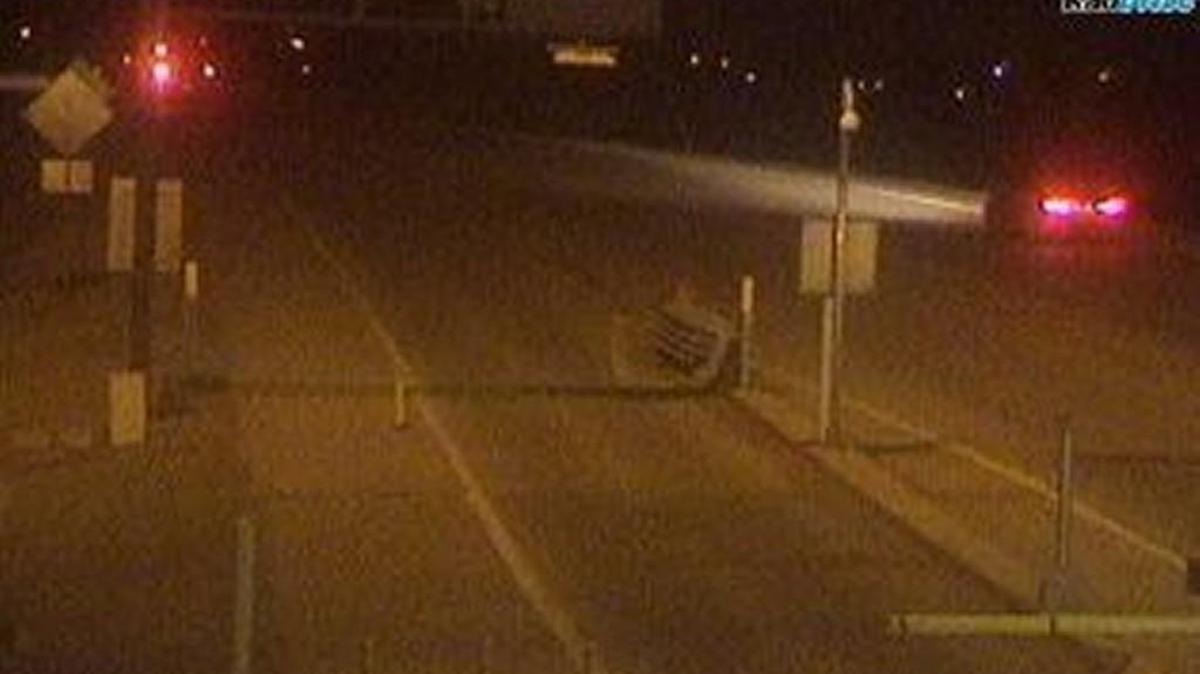 Charles Schoenhair died at the scene of the crash, which a turnpike dispatcher said was just north of the Andover exit pictured here.
