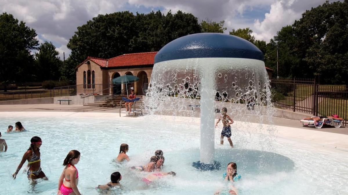 The College Hill swimming pool opens for the year on Memorial Day.