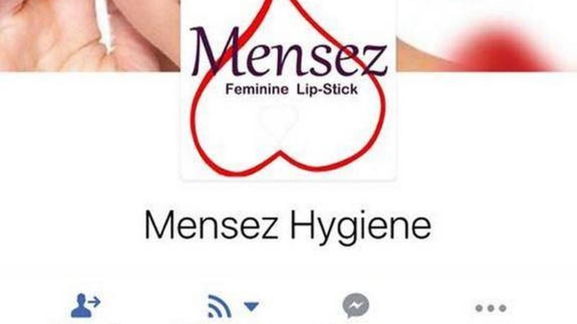 A screenshot shows the Mensez Facebook page.