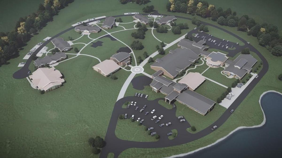 This artist’s image shows the planned expansion at Heartspring’s campus in north Wichita.