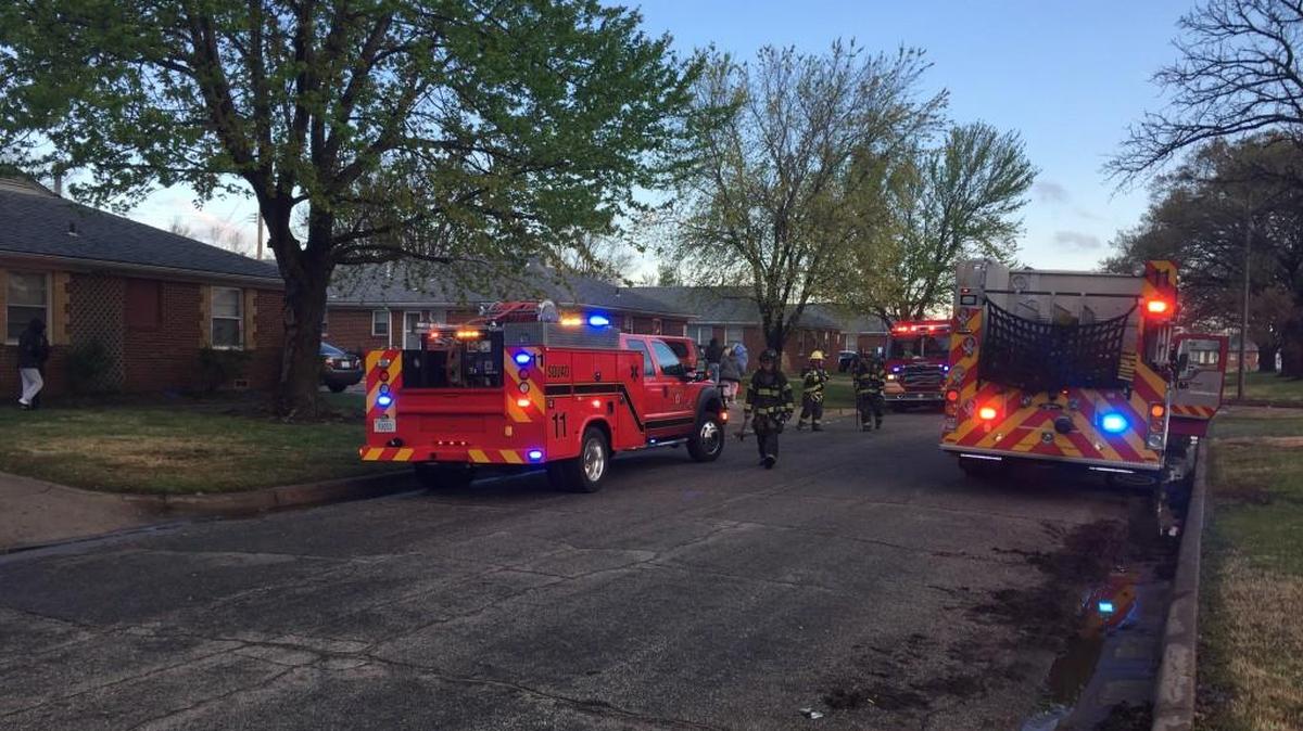 Wichita fire crews responded to a fire at a residence near Lincoln and Woodlawn just before 8 a.m. on Wednesday morning. (April 5, 2017)