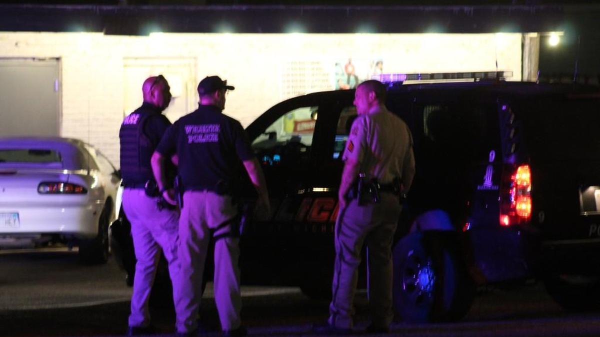 
Police are investigating the circumstances of a man who was found with a gunshot wound on South Broadway on Tuesday.
