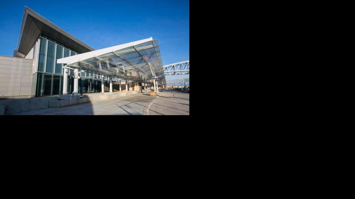 
Construction continues at the new Dwight D. Eisenhower National Airport terminal. (Feb. 12, 2015)
