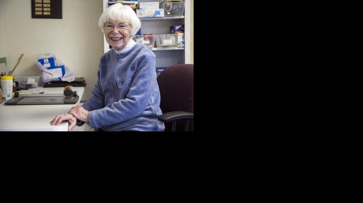 
JoLin Gardner has been a volunteer with the Shepherd’s Center of West Wichita for nearly a dozen years. She was recently named the center’s Volunteer of the Year. (Dec. 18, 2014) 

