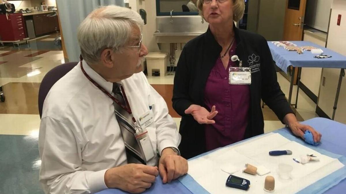 Dr. David Zamierowski and nursing professor Kathy Carver patented the SA FingerStick, the first product conceived, funded and developed by Johnson County Community College. Some proceeds from the sale of the teaching tool are going to provide capital investment funds for future innovations.