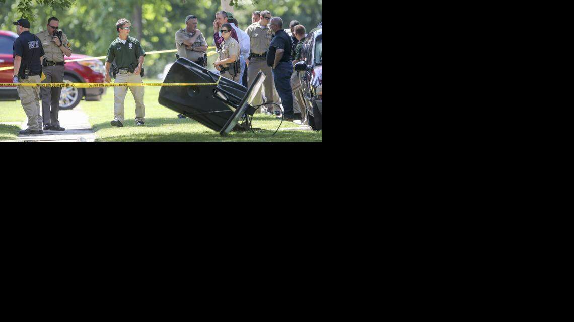 
 Police said an officer fatally shot Icarus Randolph on July 4 outside his home after he charged with a knife.
