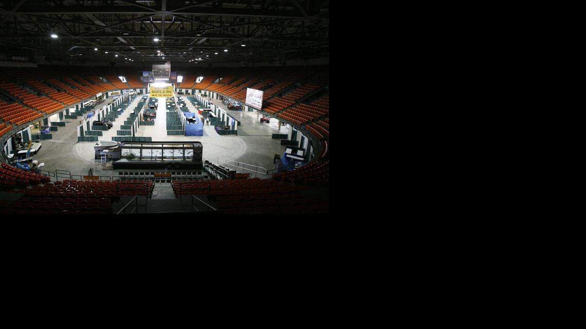 
The 9,000-seat arena at the Kansas Coliseum was named for Britt Brown. (2010)
