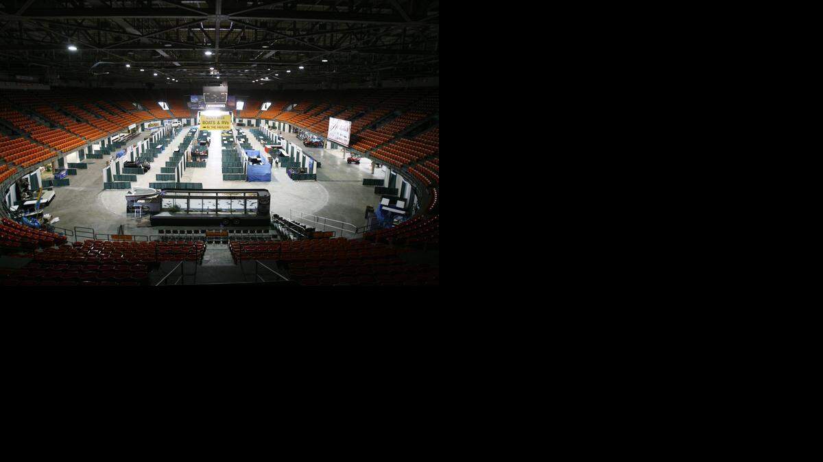 
The 9,000-seat arena at the Kansas Coliseum was named for Britt Brown. (2010)
