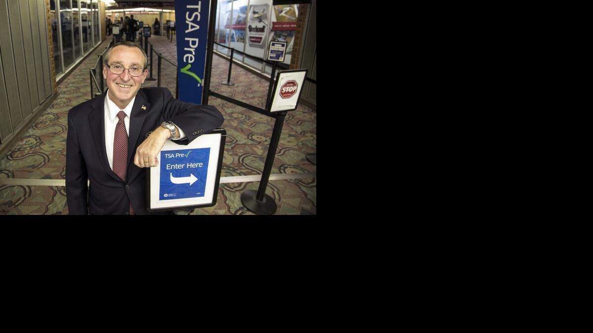 
Keith Osborn is retiring as federal security director for the Transportation Security Administration in Wichita. (April 1, 2015)
