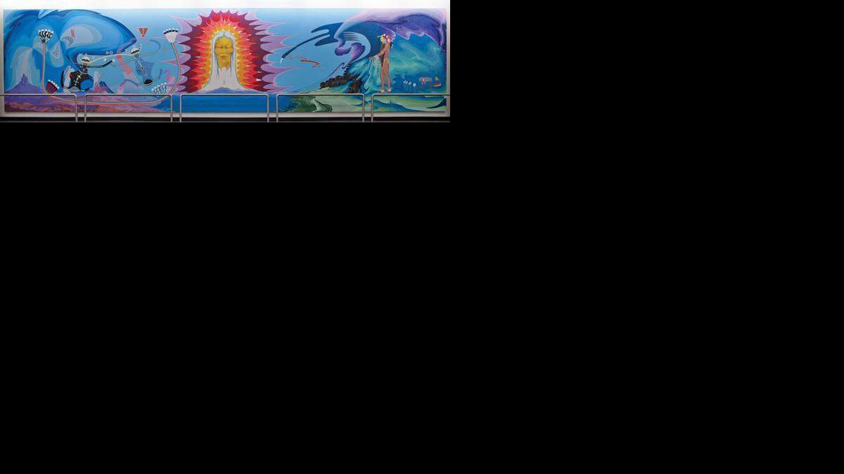 
“From Whence All Life” by Blackbear Bosin will be displayed at the Mid-America All-Indian Center, on a permanent loan from CoBank out of Colorado.



