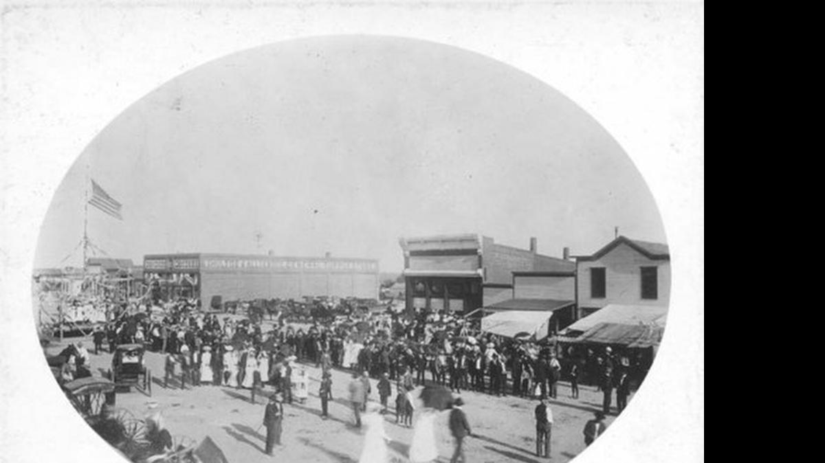 
A photo taken in 1903 shows a Fourth of July celebration in Coldwater. 

