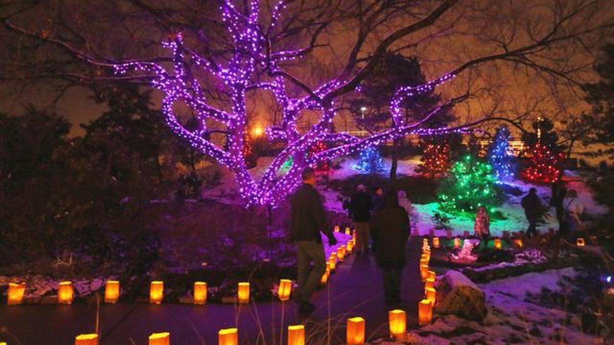 Illuminations at Botanica is a holiday tradition in Wichita.