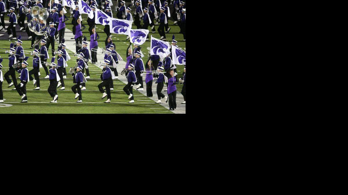 The Kansas State University Marching Band, also known as the Pride of Wildcat Land, will perform during halftime at the Alamo Bowl.
