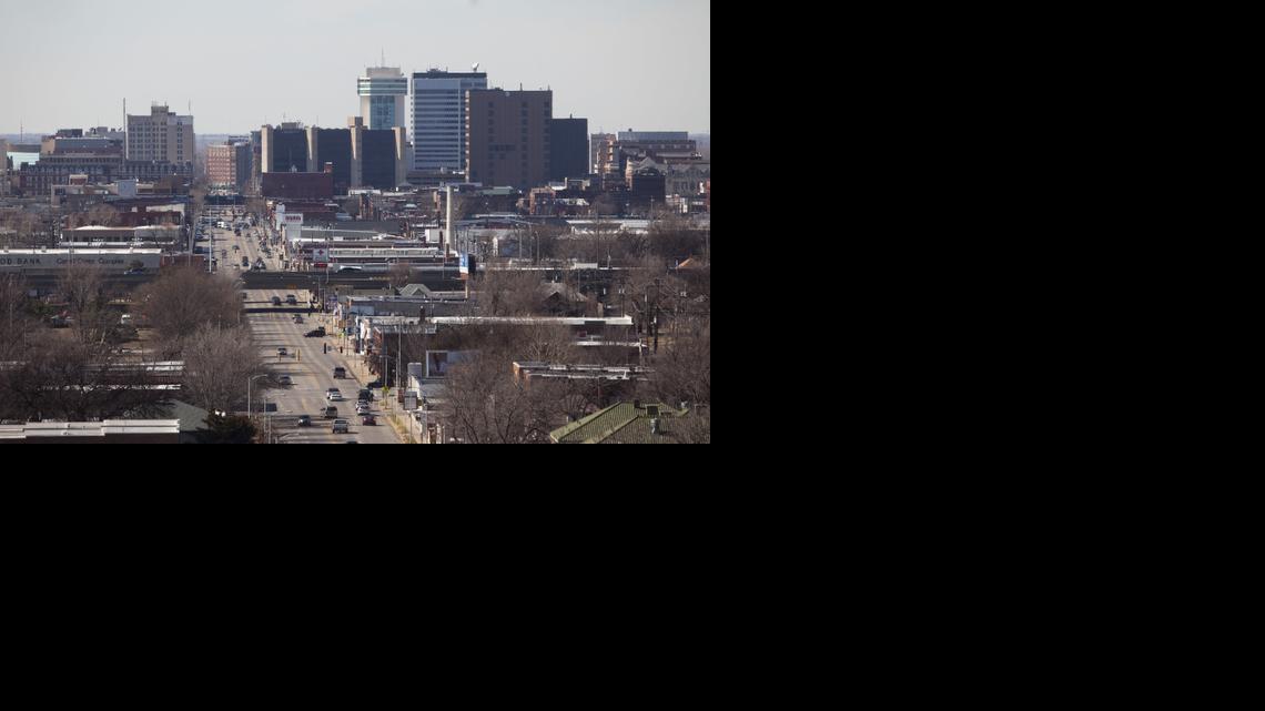 The downtown Wichita skyline (February 2012)

