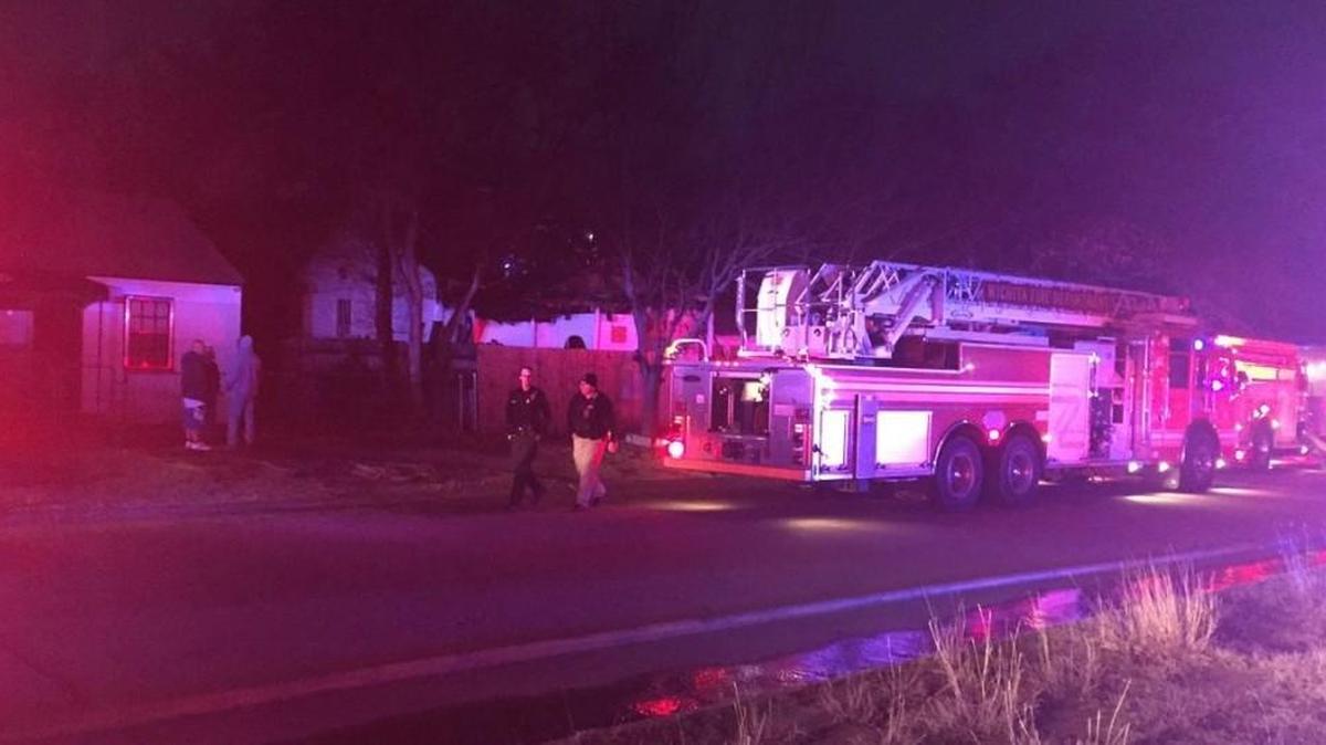 No one was injured in a fire early Wednesday morning in south Wichita.