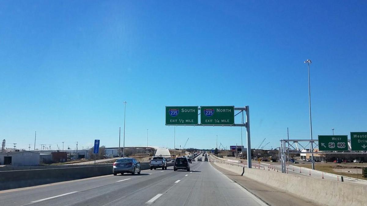 Two ramps at Kellogg and I-235 will be closed this week.