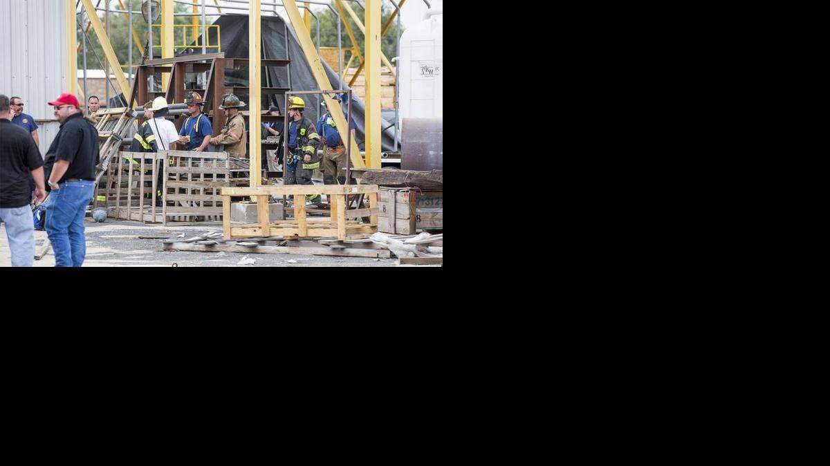 
Tony Losey, 22, was killed Tuesday when a tank weighing an estimated 12,000 pounds rolled on top of him, Wichita police have said. The accident happened at Boardman, a steel plate fabricator, at 33rd Street North and Broadway.



