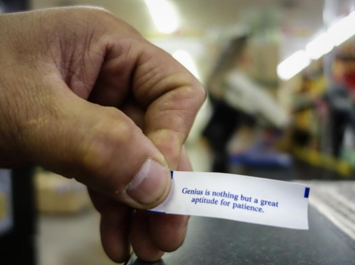 Although Lucky Market sells fortune cookies, its owners don’t believe in luck because, they said, they are Christians.