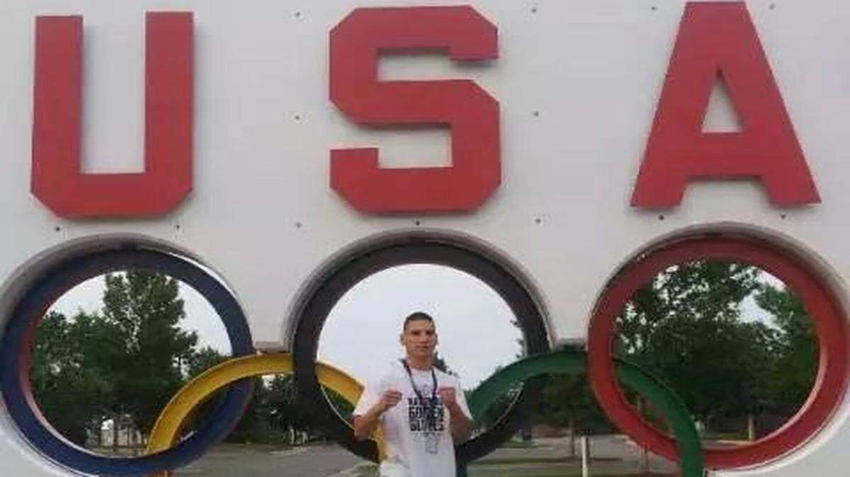 
Tony Losey at the United States Olympic training center in Colorado Springs in 2013. Losey was preparing to box for Team USA in a tournament in Russia.
