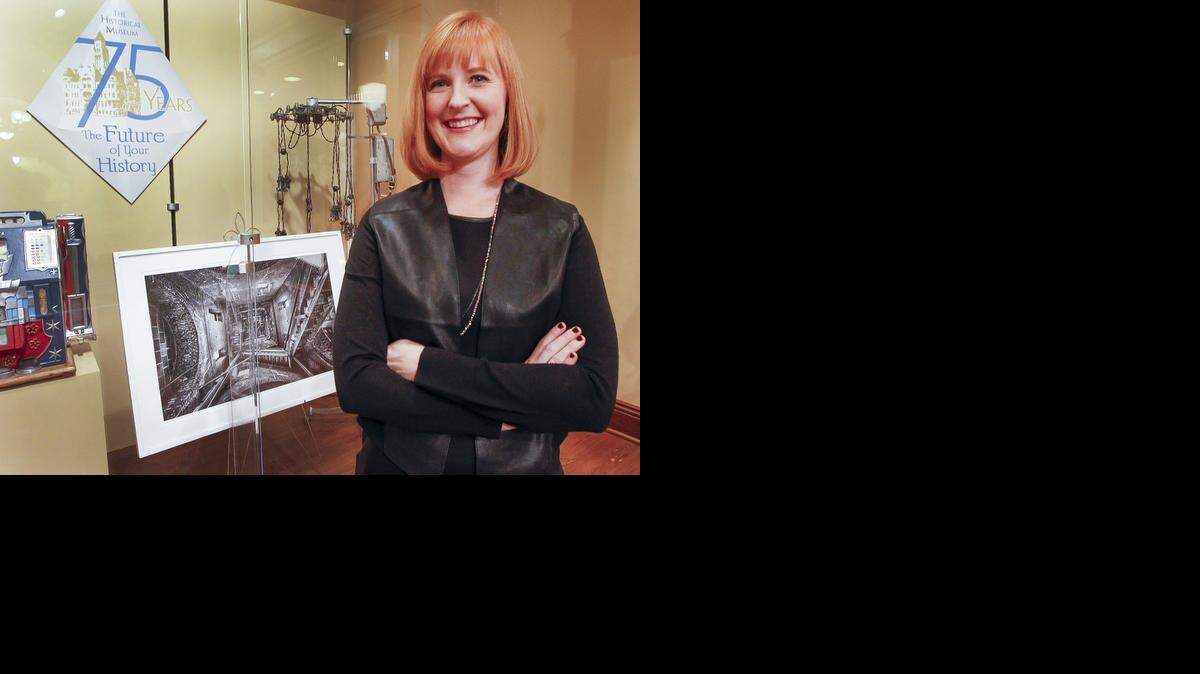 
Jessica St. Clair-Stong is a volunteer at the Sedgwick County Historical Society, among other organizations. (Oct. 30, 2014)
