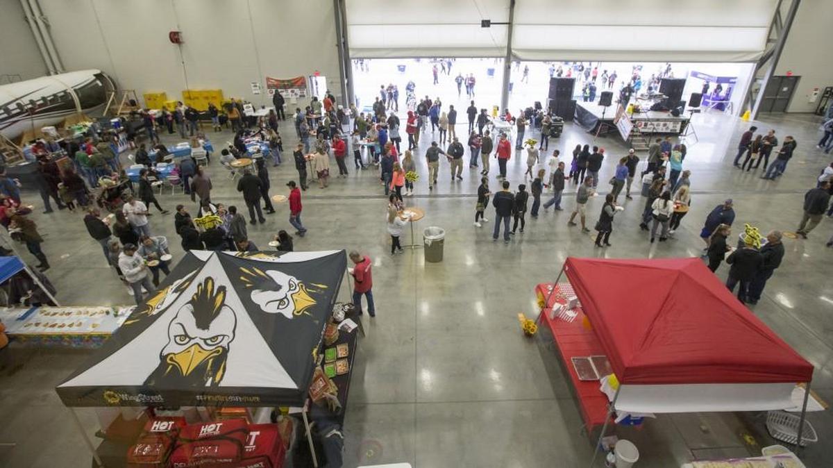 The ICT Pizza Fest at Wichita Area Technical College had decent crowds through the afternoon Saturday.