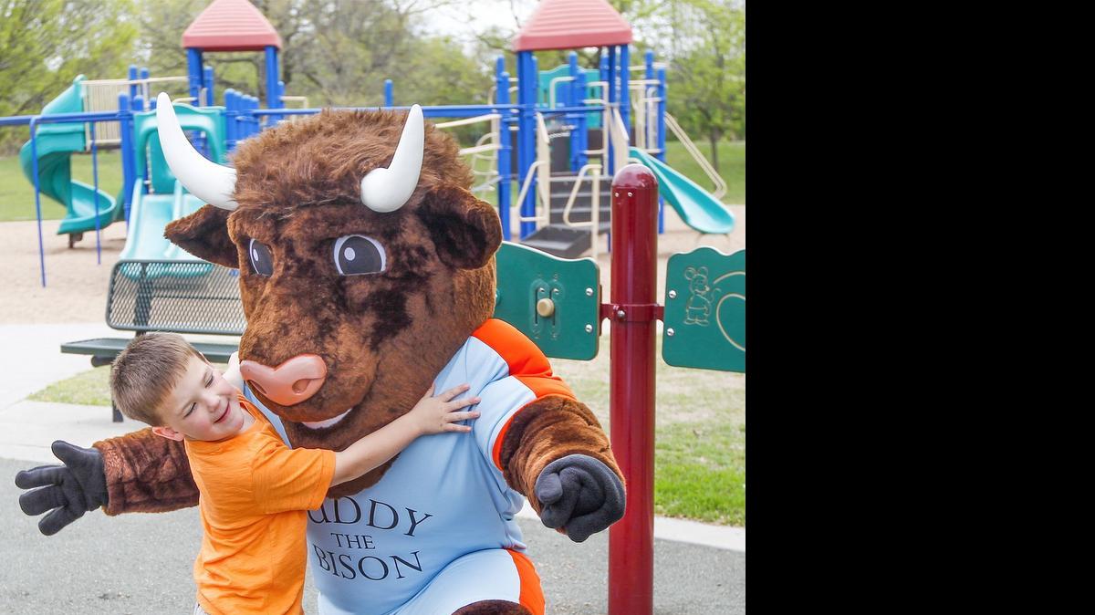 
Buddy the Bison is no more. Because that name is already trademarked, Wichita’s Park and Recreation Department is changing the name of its mascot to Barry.
