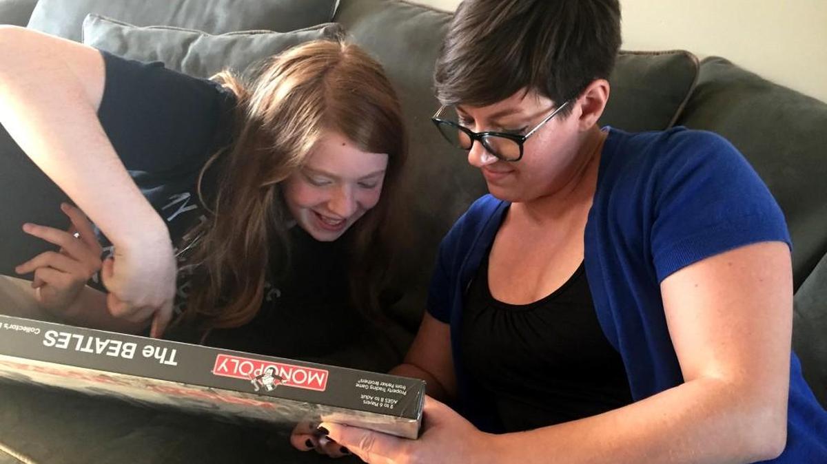 Olivia Fallier and her mother, Rose Fallier, are fans of the Beatles and Paul McCartney.