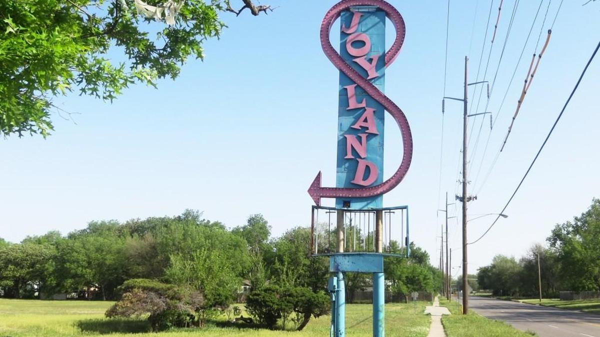 A rubbish fire was reported at the site of the former Joyland amusement park on South Hillside on Thursday night.