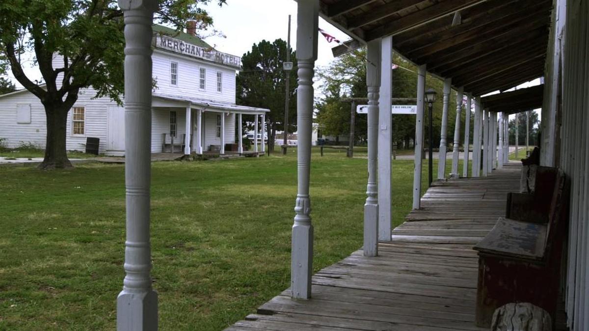 A mercantile store, left, in Old Abilene Town in has been preserved for history. Abilene and its cowtown past helped get it on a list of the top western towns in the nation.