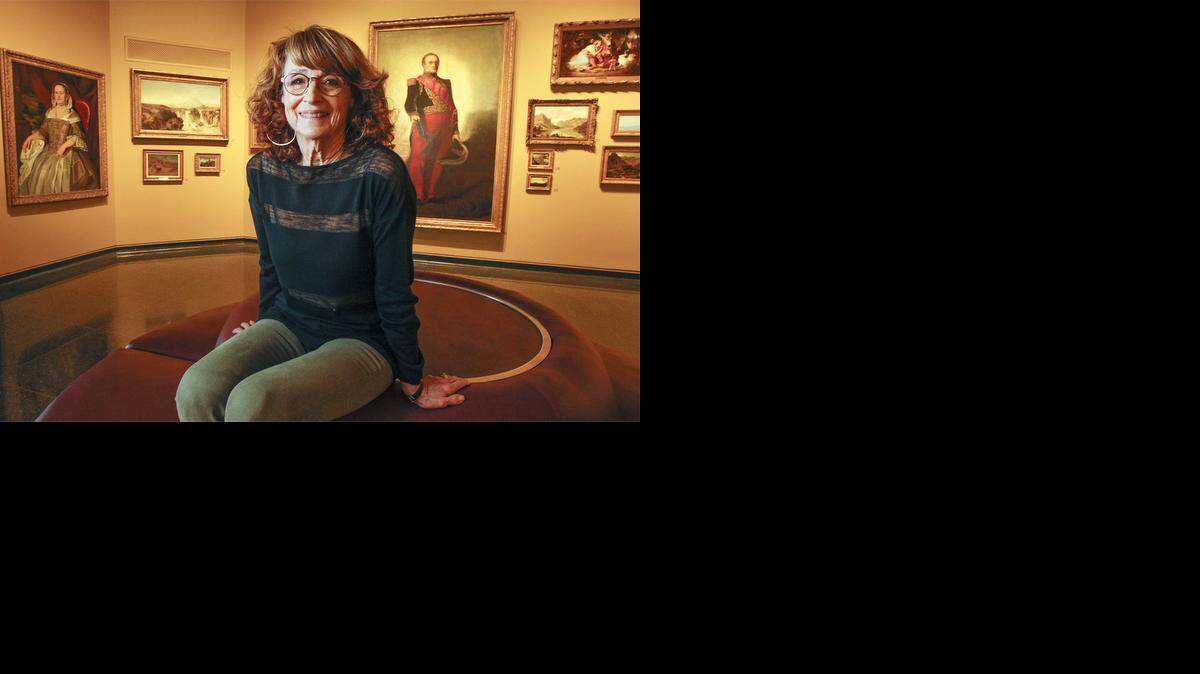 
Volunteer Toni Gates helps coordinate events for the Murdock Society at the Wichita Art Museum. (Nov. 7, 2014) 
