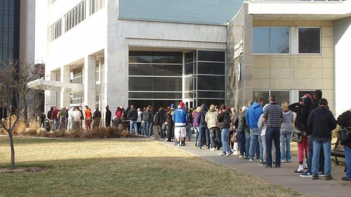 More than 1,000 people showed up to get their records expunged at the Sedgwick County Courthouse on March 4.