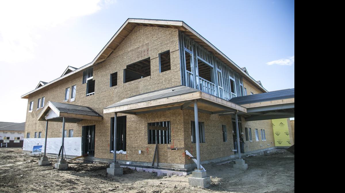 
Construction on the new Wichita Children’s Home on 37th Street North is expected to be completed at the end of the year. (July 16, 2015)
