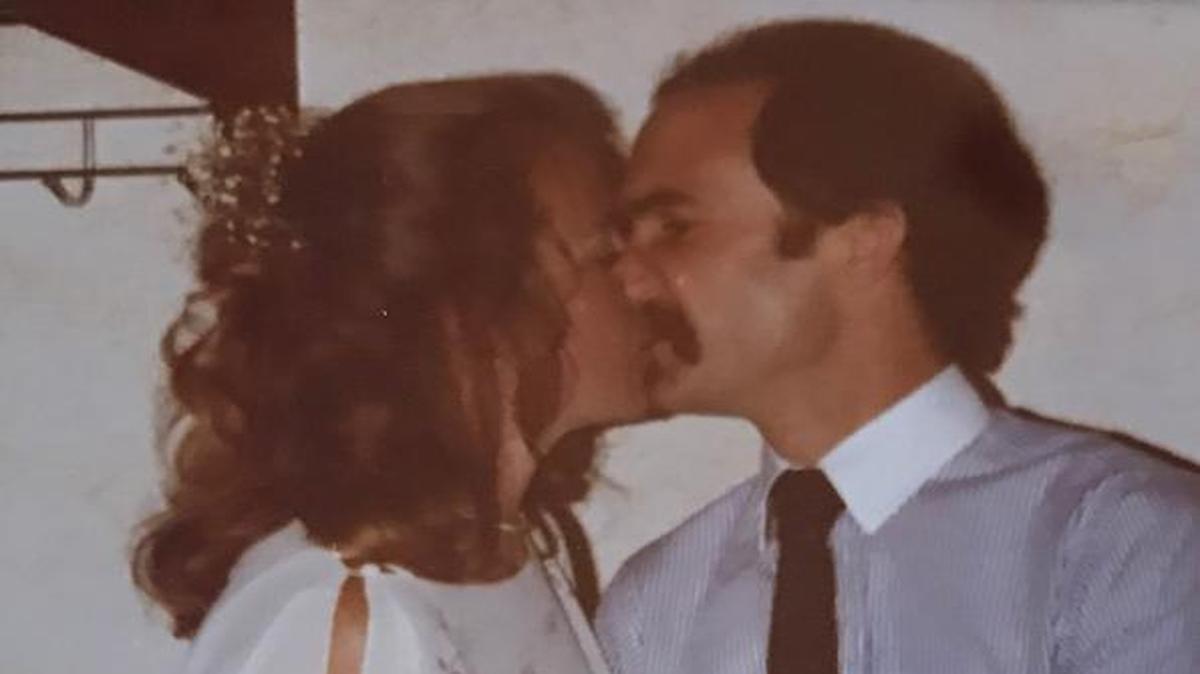 Michael and Nancy Fahey were married in 1979.