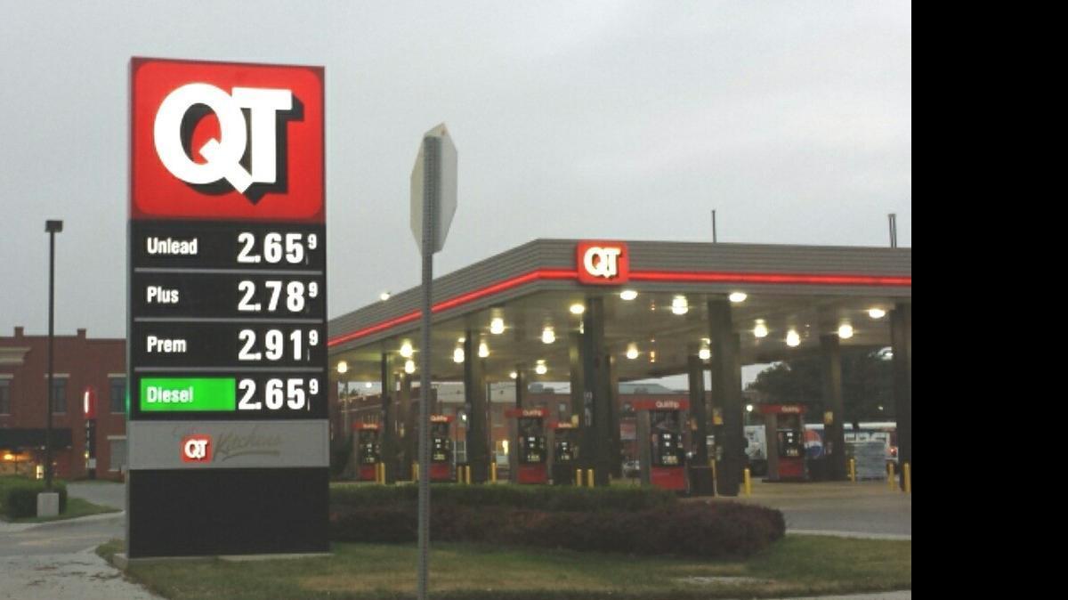 
Prices at QuikTrip at Douglas and Washington jumped up to $2.65 for a gallon of regular gas overnight.
