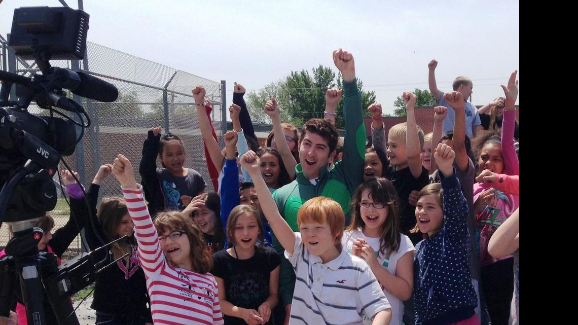 
Kid Power with Wichita students 
