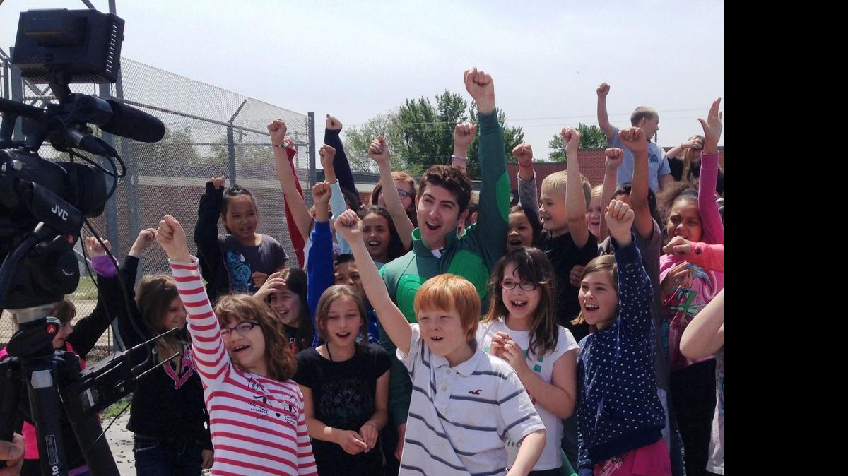 
Kid Power with Wichita students 
