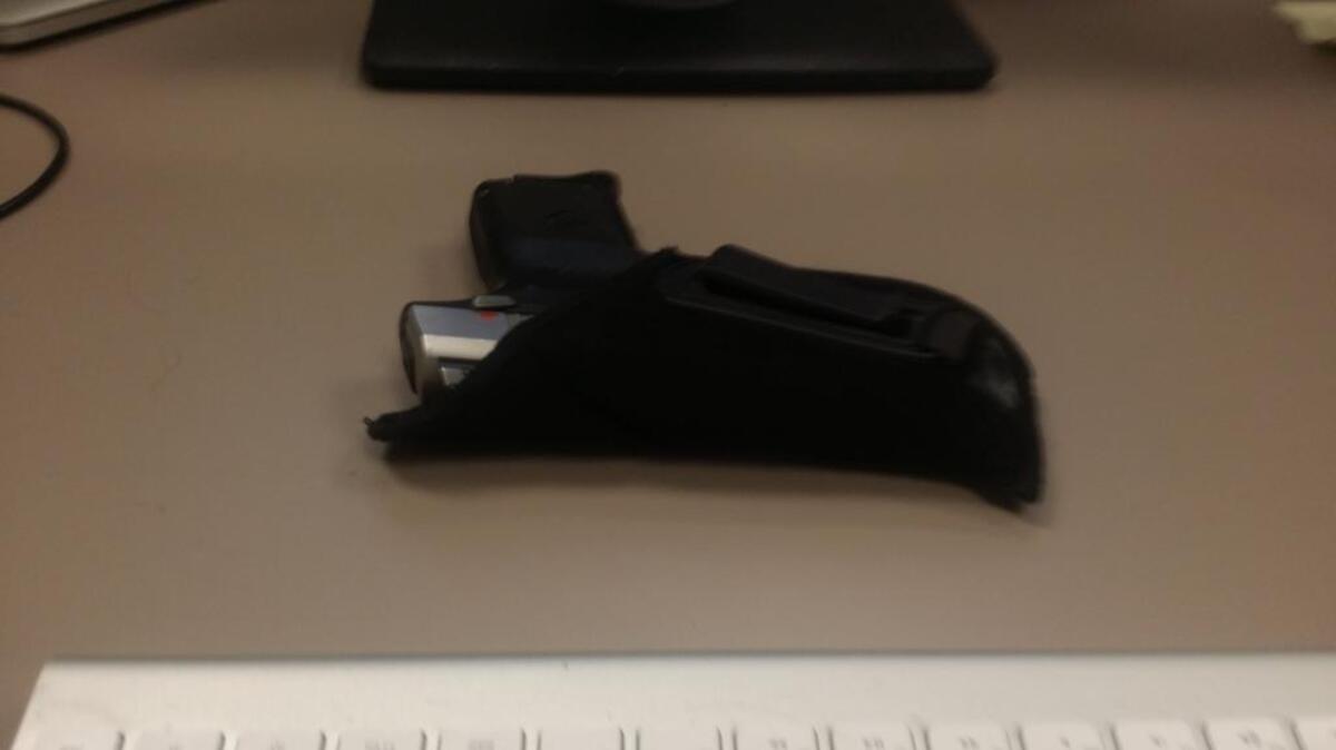 This handgun was found Friday in a second-floor bathroom at Jabara Hall on the campus of Wichita State University, less than two weeks after it became legal to carry concealed handguns onto college campuses in Kansas.