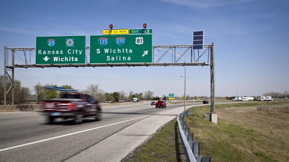Mile Marker 42 near Wichita was No. 7 in the number of accidents on the Kansas Turnpike from 2010 through 2014.