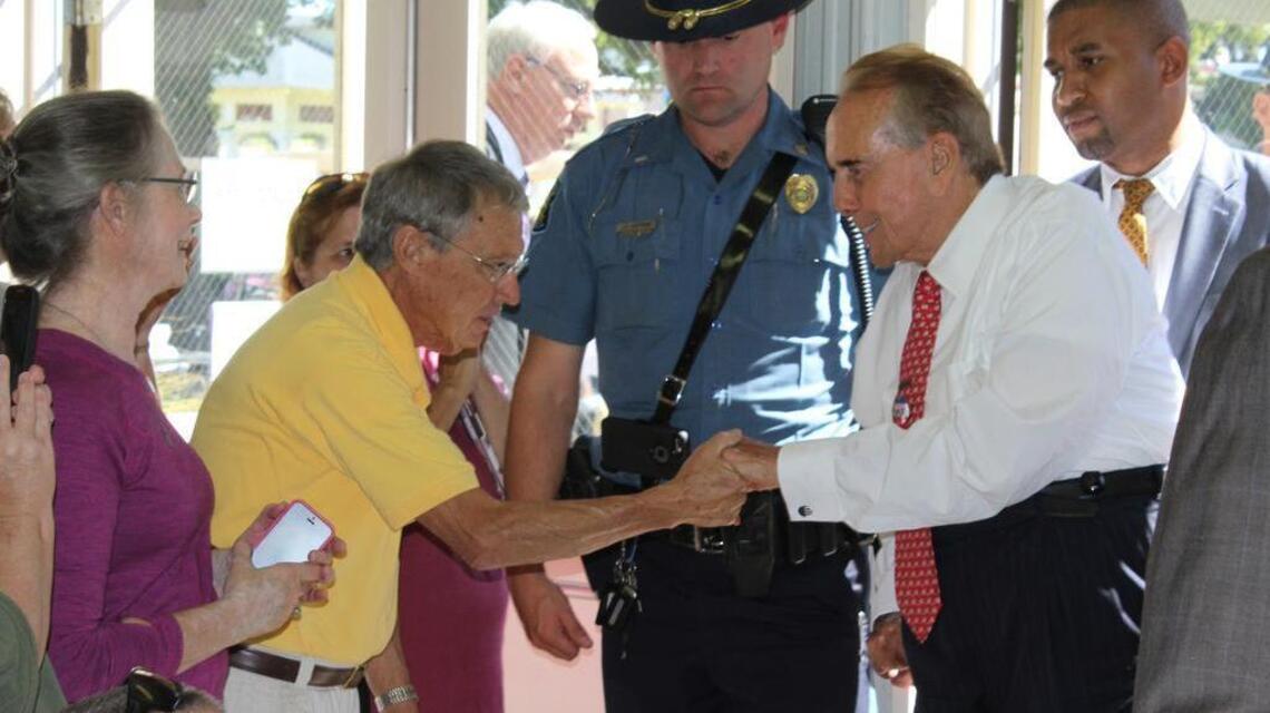 Dole, Kassebaum Baker promote Eisenhower Memorial at State Fair