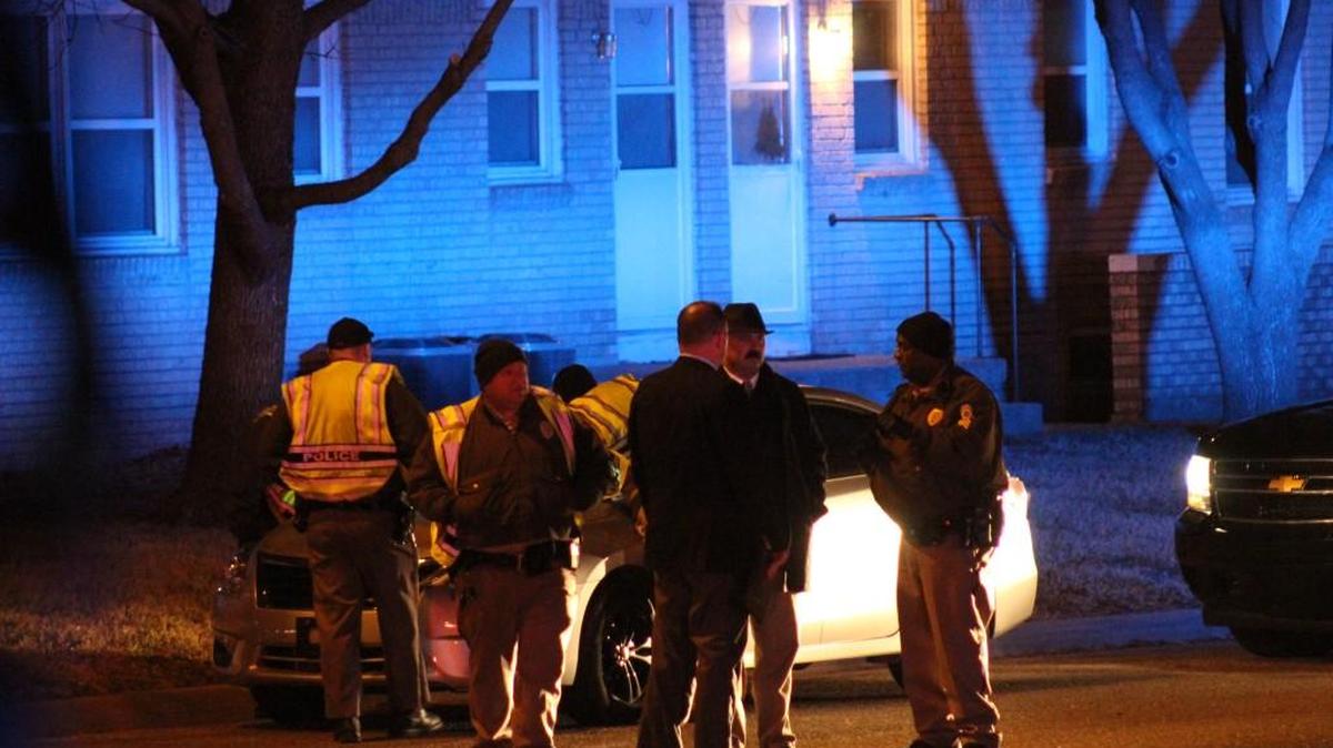Police investigate a car-pedestrian crash Thursday night around Harry and Elpyco in southeast Wichita.