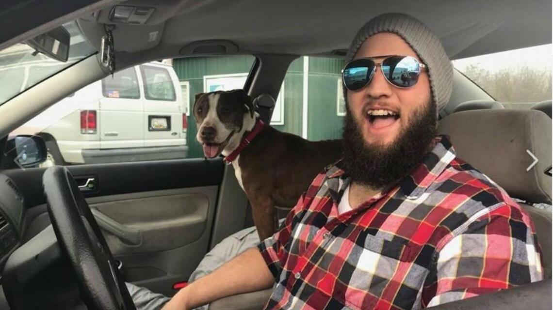 This Kansas dog was abandoned in Maryland. Now he’s on his way home to Wichita