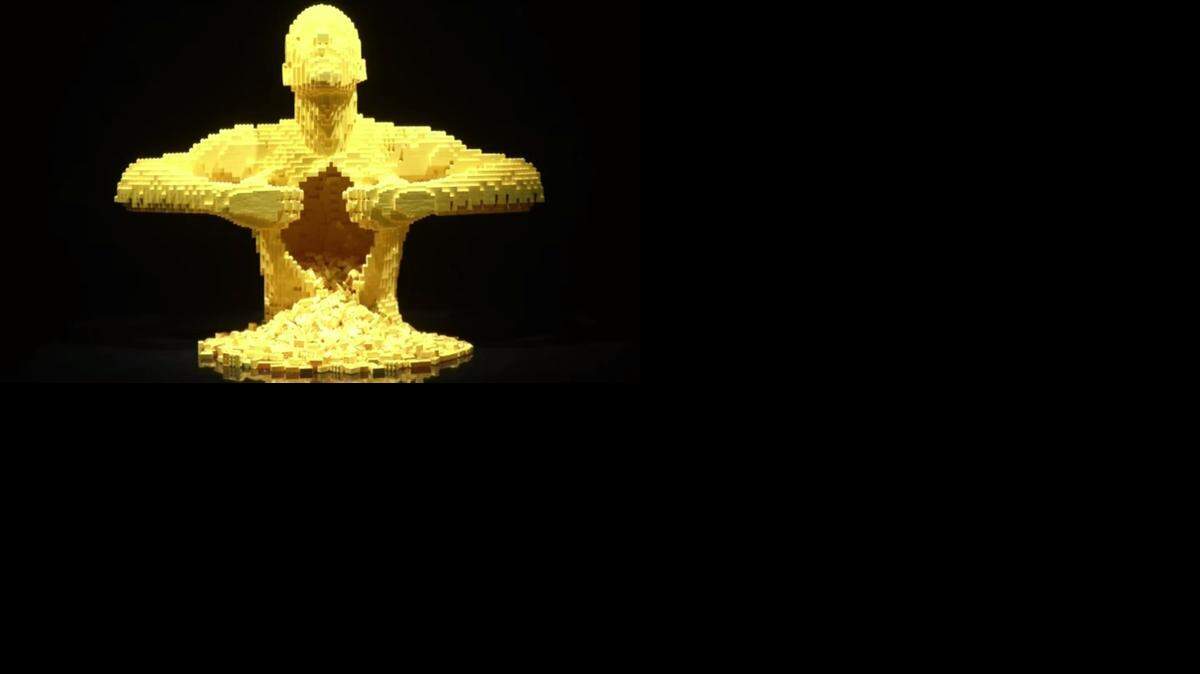 
Screengrab of Lego artist Nathan Sawaya’s well-known work called, “Yellow,” made from more than 11,000 pieces.
