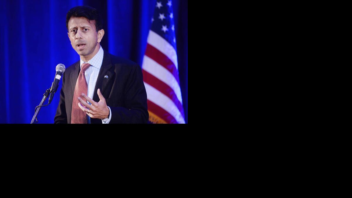 
Louisiana Gov. Bobby Jindal, a potential 2016 GOP candidate, speaks at an American Principles Project luncheon in Washington on Thursday.
