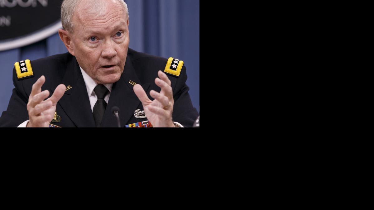 
Joint Chiefs Chairman Gen. Martin Dempsey told reporters Friday that the “ideal force” in Iraq and Syria would be one “comprised of Iraqis and Kurds and moderate Syrian opposition.”
