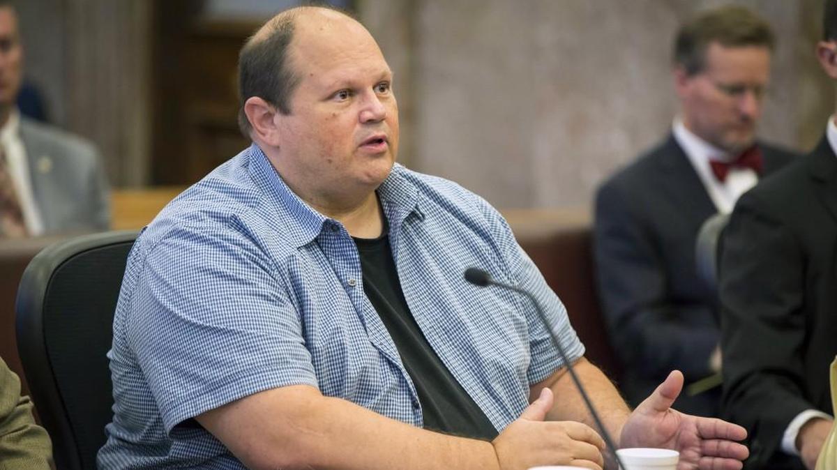 Eddie Tipton, the cyber security expert and brainpower behind a lottery rigging scandal that netted $2 million in illegal winnings from five state lotteries pleaded guilty Thursday, June 29, 2017, to a felony charge of ongoing criminal conduct charge at the Polk County Courthouse in Des Moines, Iowa. Tipton and his brother, Tommy Tipton will repay $3 million in prizes they improperly claimed as part of a plea agreement they’ve reached with prosecutors in Iowa and Wisconsin.