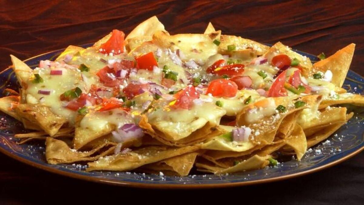 Food illustration of nachos